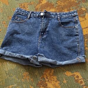 Classic Blue Denim Women's Shorts